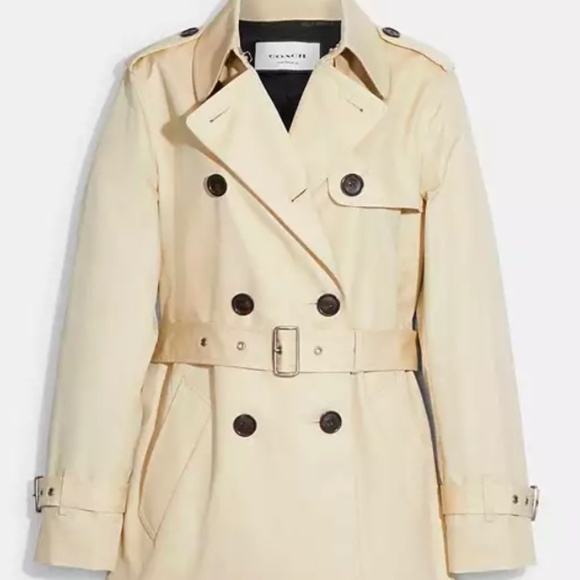 Coach Solid Short Trench
